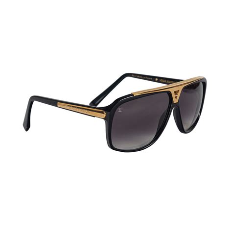 louis vuitton black gold sunglasses|louis vuitton sunglasses black evidence.